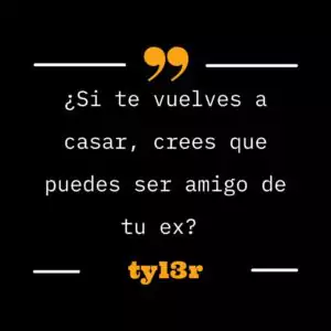 pregunta vuelves a casar