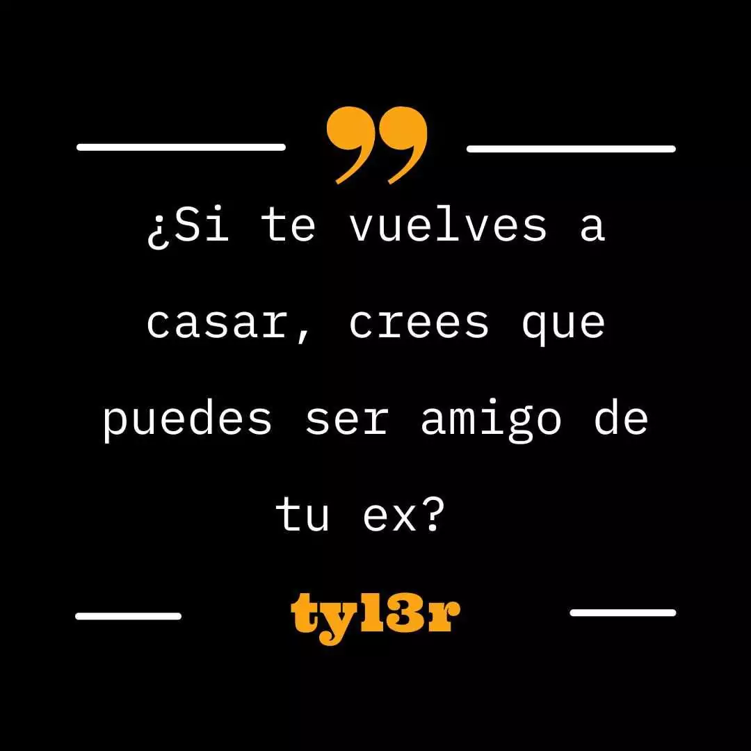 pregunta vuelves a casar